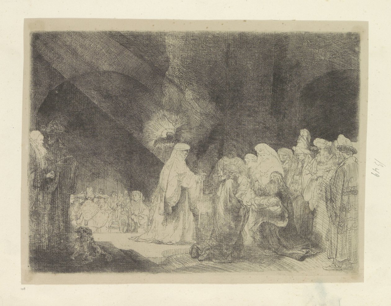 Loflied van Simeon Samling av åttifem originaltrykk (serietittel) av Rembrandt van Rijn