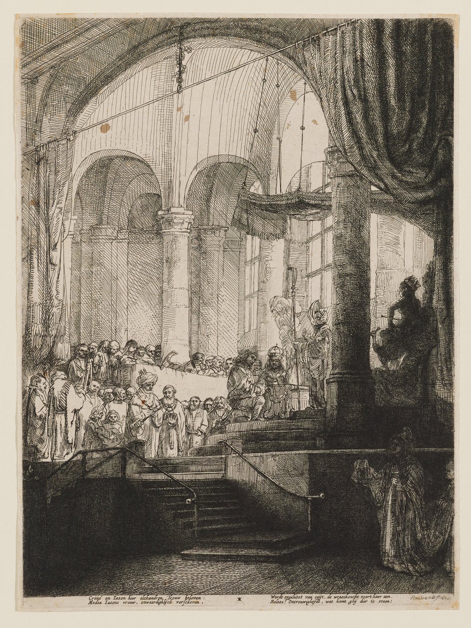 Medea: eller ekteskapet mellom Jason og Kreusa av Rembrandt van Rijn