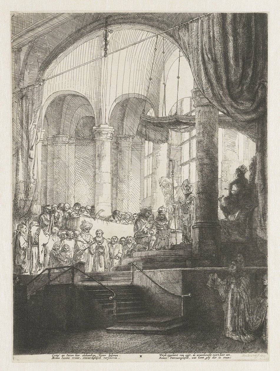 Medea: eller ekteskapet til Jason og Creusa av Rembrandt van Rijn