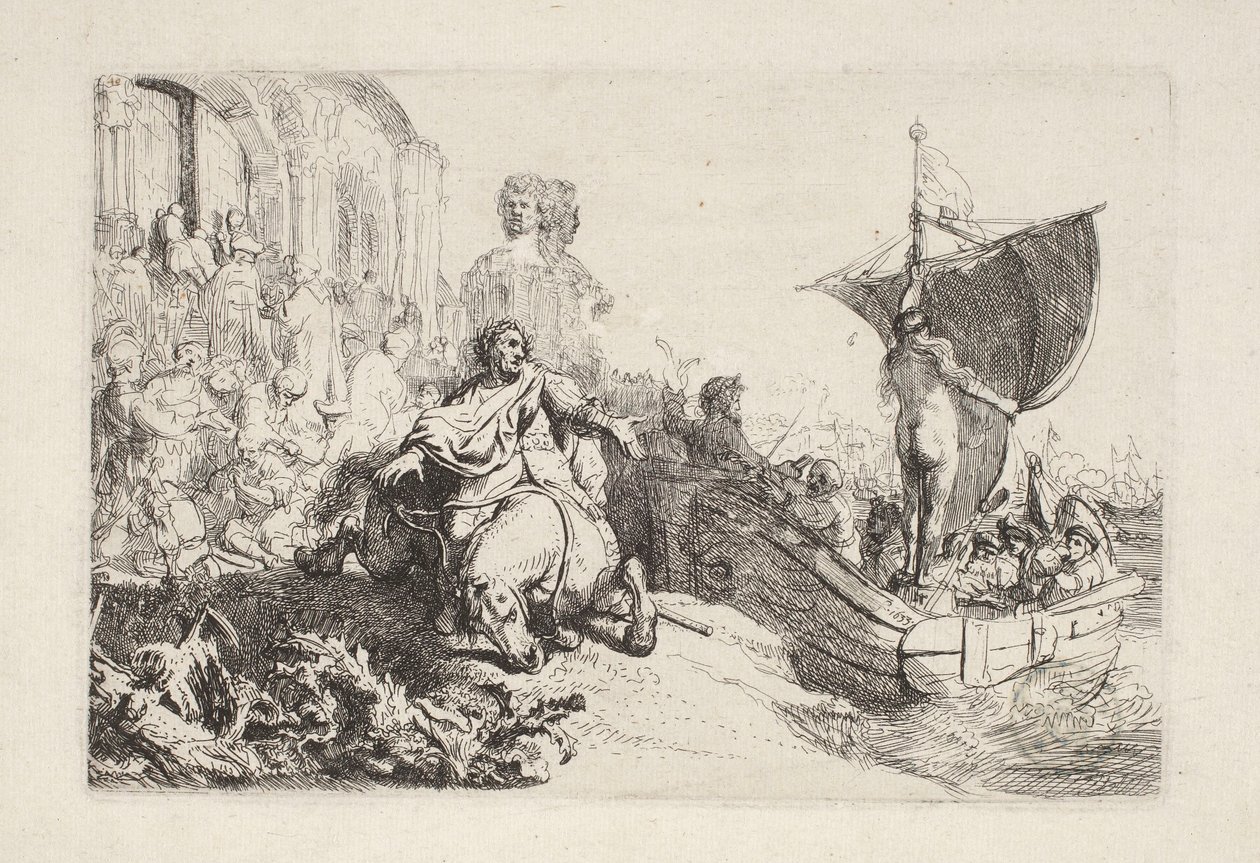 Fortunas skip av Rembrandt van Rijn