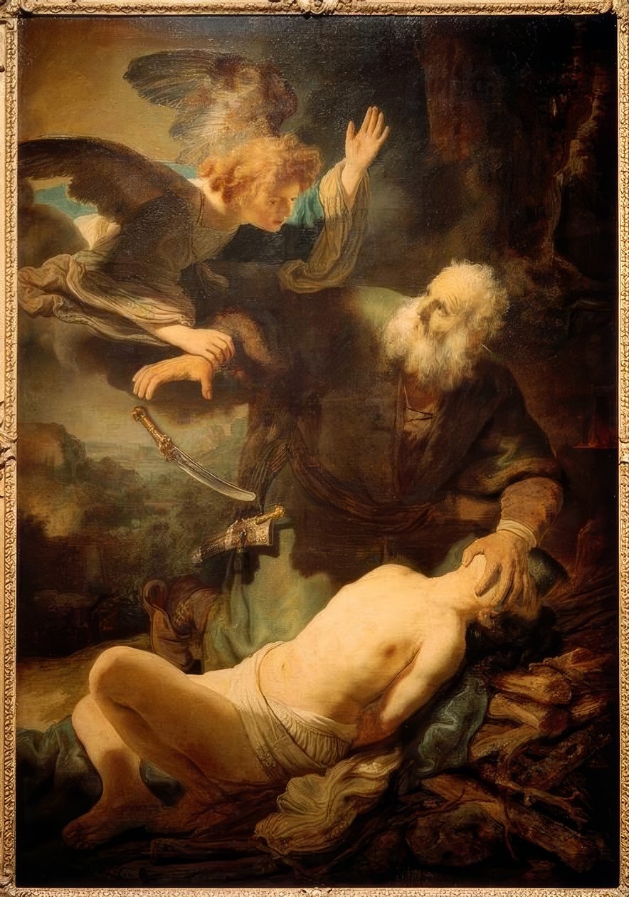 Ofre Isaacs av Rembrandt van Rijn