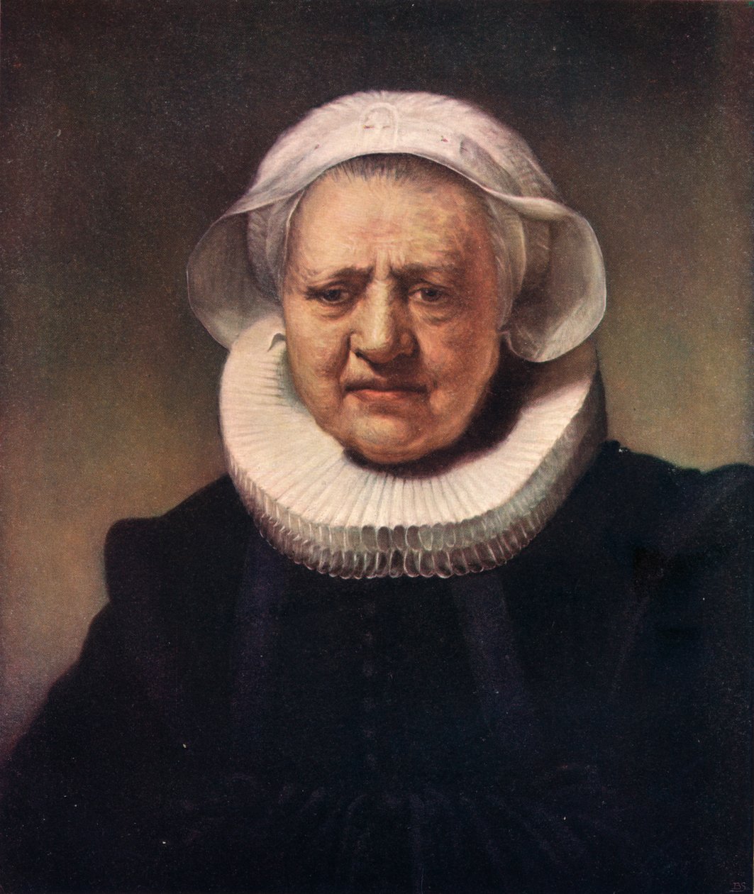 Portrett av Aechje Claesdr, 1634, 1904 av Rembrandt van Rijn