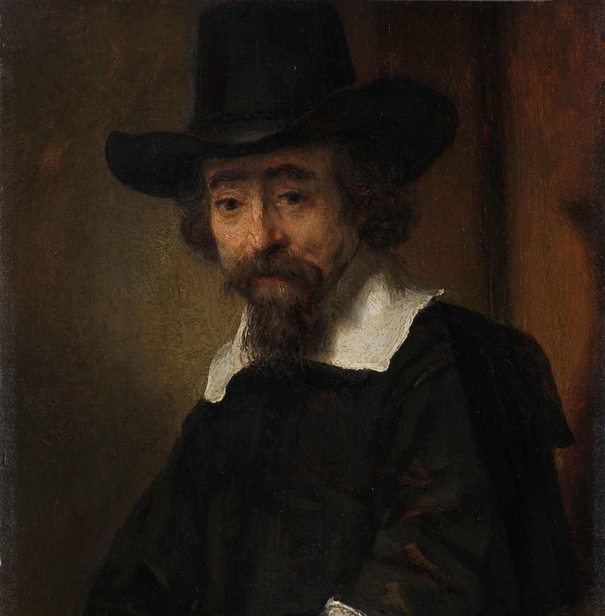 Portrett av Ephraim Well Portrett av Dr. Ephraim Well av Rembrandt van Rijn
