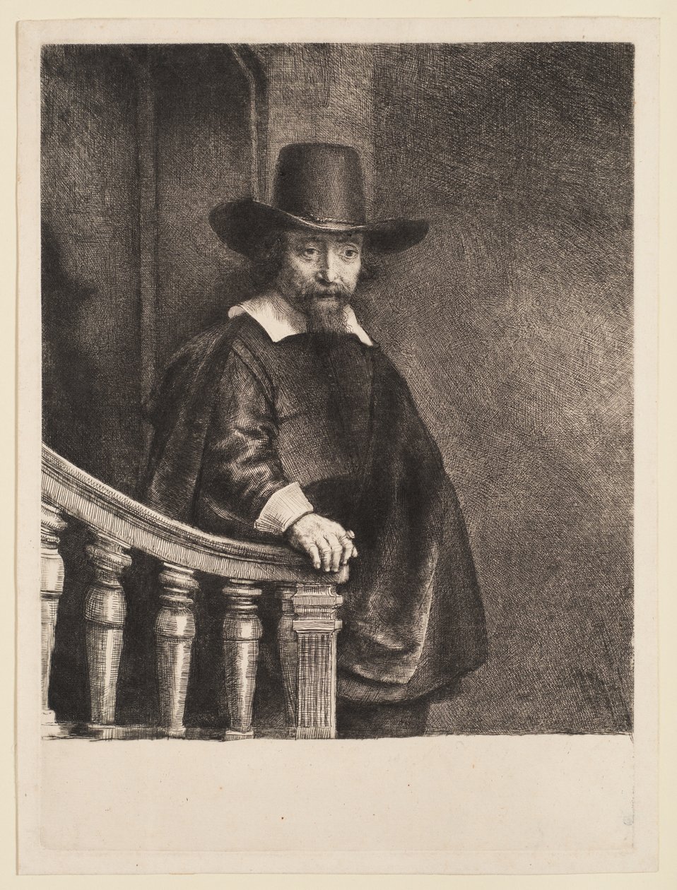 Portrett av Ephraim Bueno av Rembrandt van Rijn