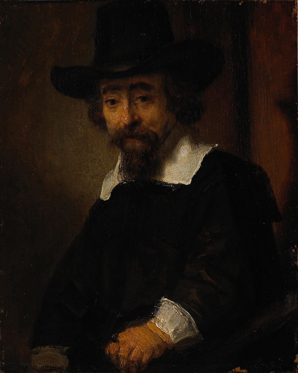 Portrett av Ephraim Bueno av Rembrandt van Rijn