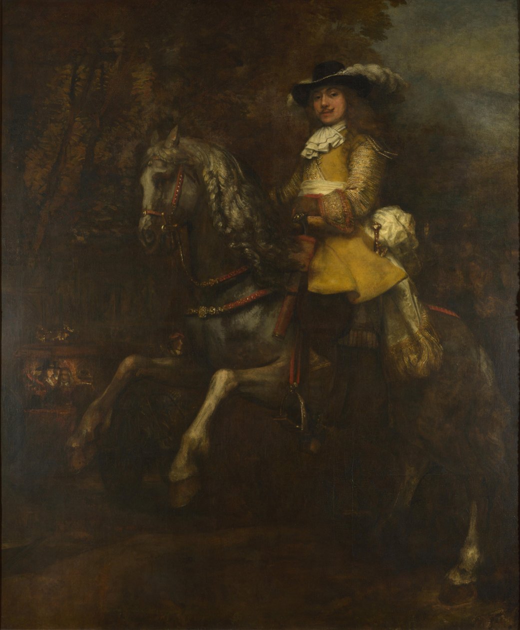 Portrait of Frederick Rihel on Horseback, ca 1663 av Rembrandt van Rijn