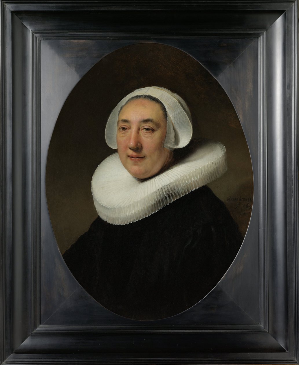 Portrett av Haesje Jacobsdr van Cleyburg, 1634 av Rembrandt van Rijn