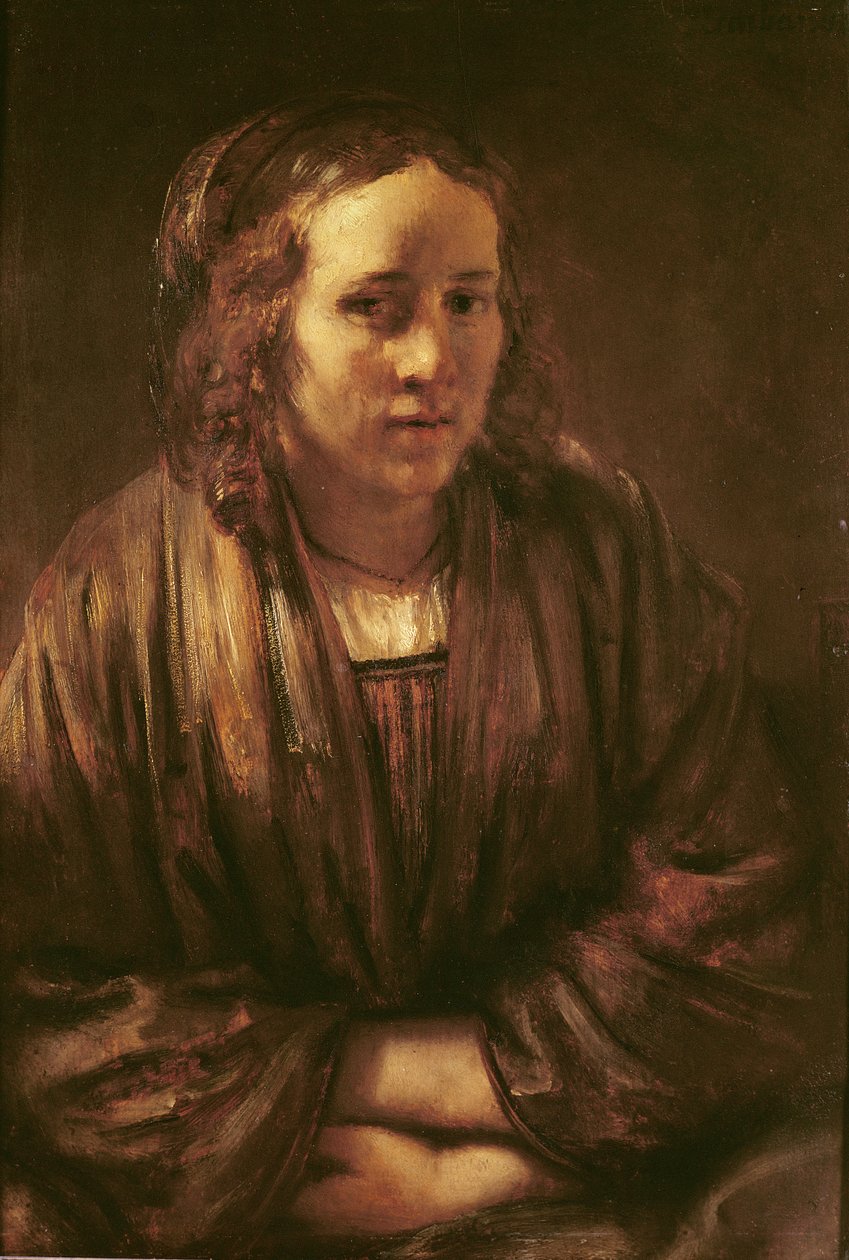 Portrett av Hendrikje Stoffels av Rembrandt van Rijn