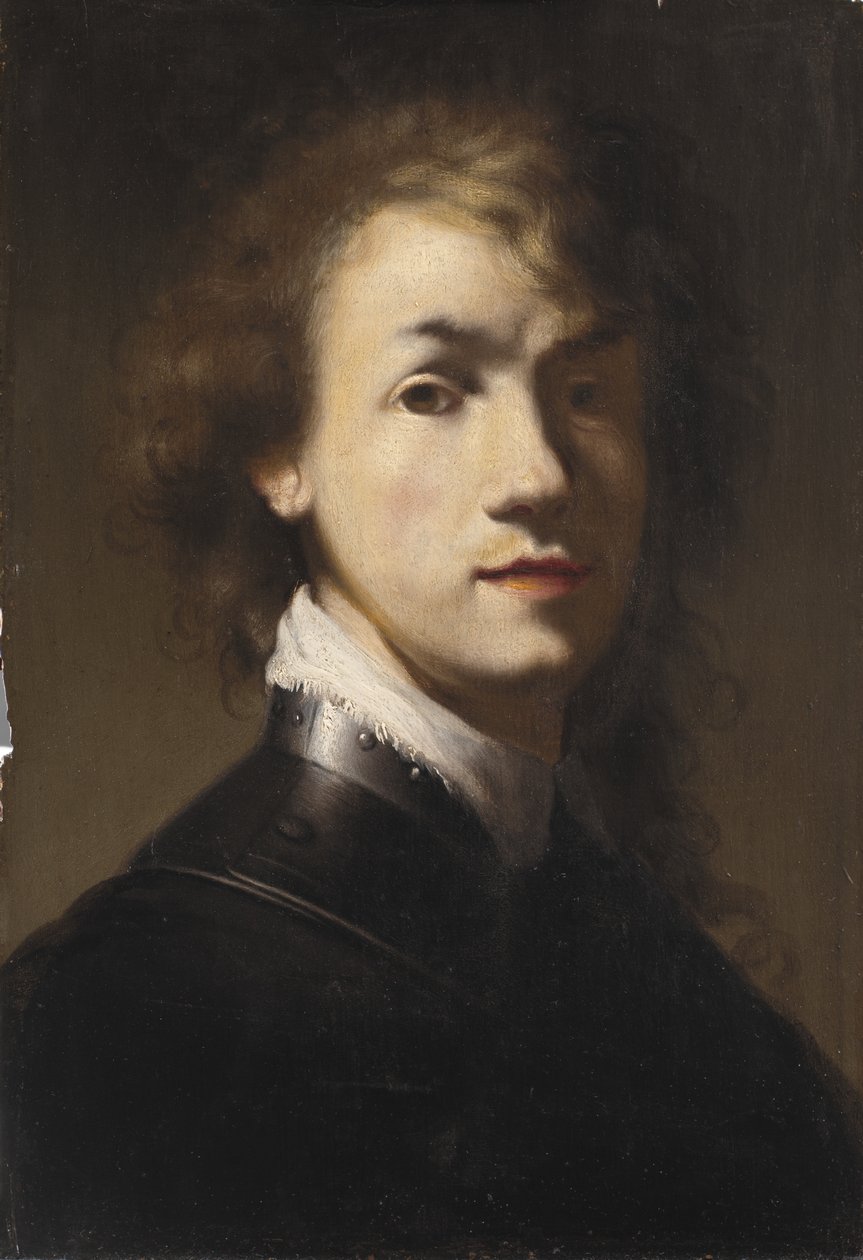 Portrett av Rembrandt med Gorget av Rembrandt van Rijn