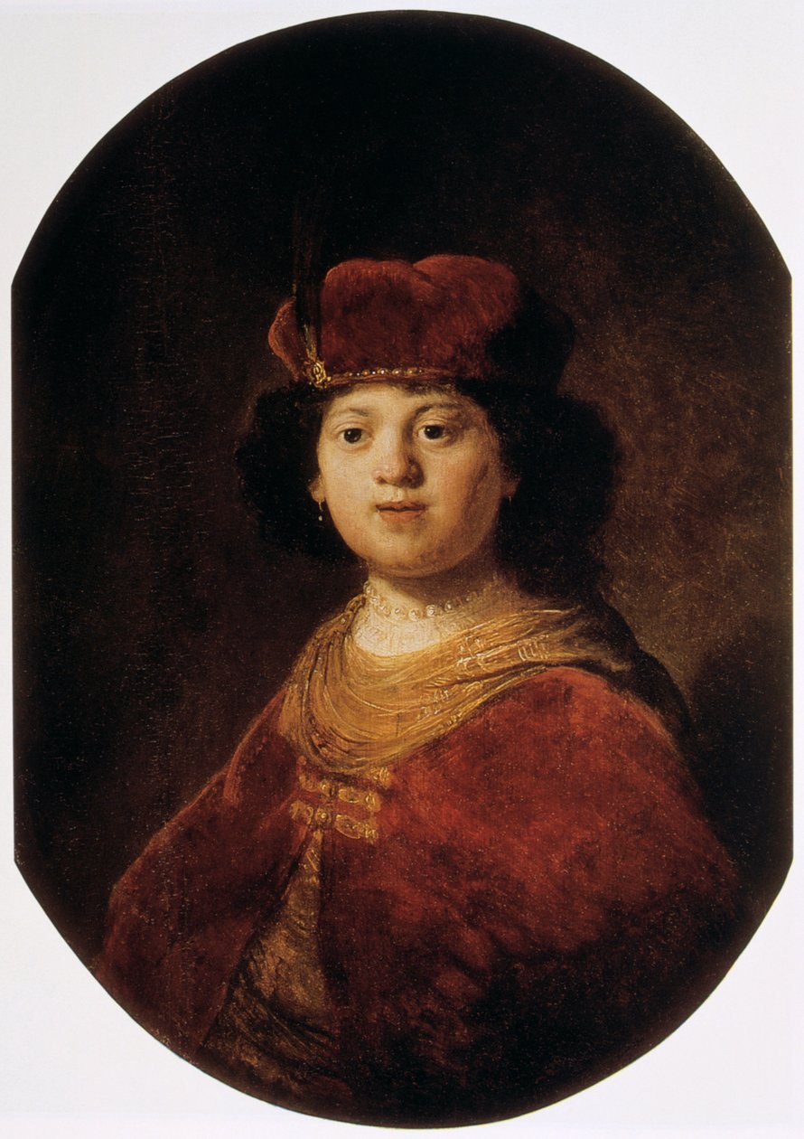 Portrett av en gutt, 1600-tallet av Rembrandt van Rijn