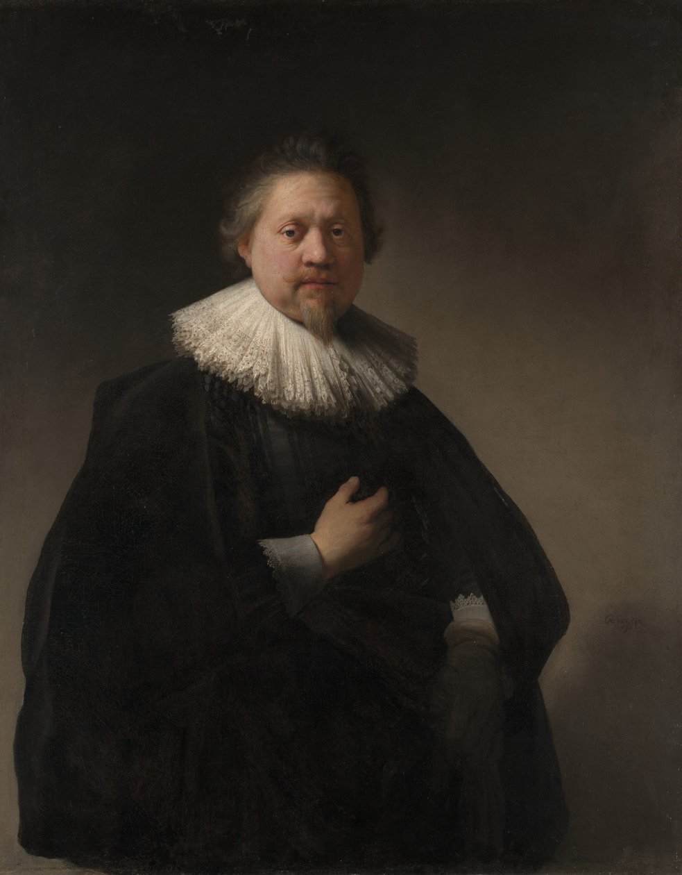 Portrett av en mann, sannsynligvis et medlem av Van Beresteyn-familien, 1632. av Rembrandt van Rijn