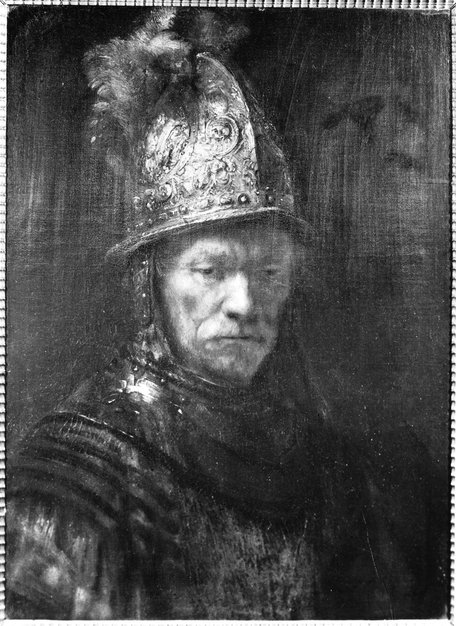 Portrett av en mann med en gylden hjelm, 1648 av Rembrandt van Rijn