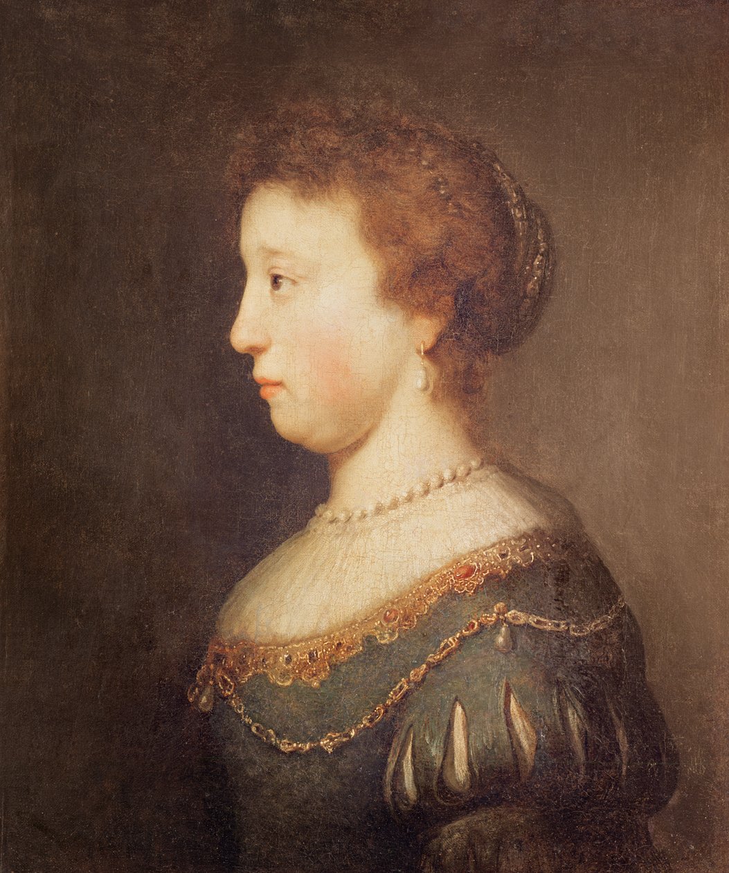 Portrett av en kvinne av Rembrandt van Rijn