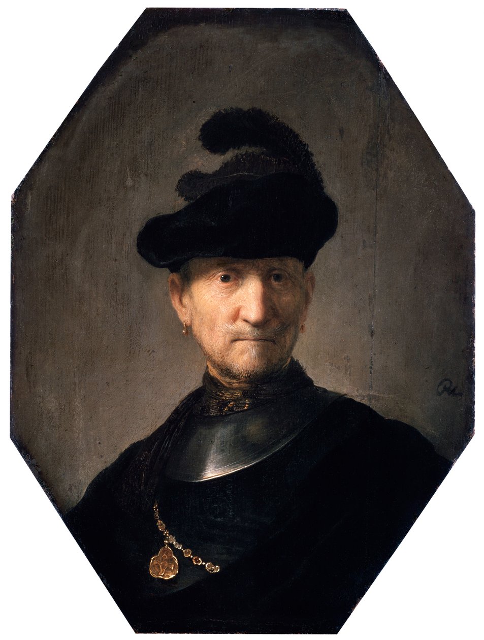 Portrett av en gammel kriger, c1629-1630. av Rembrandt van Rijn