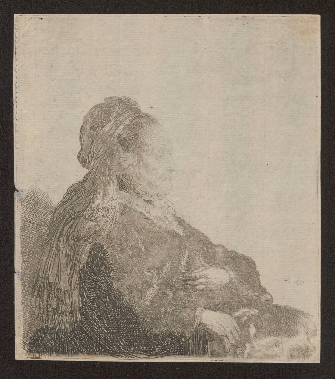 Portrett av moren av Rembrandt van Rijn