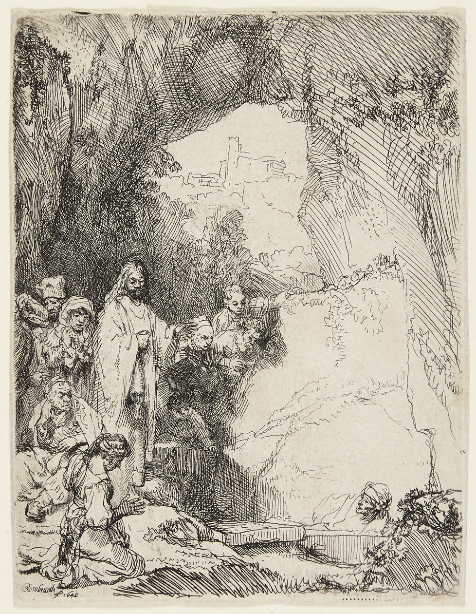 Oppvekkelsen av Lasarus av Rembrandt van Rijn