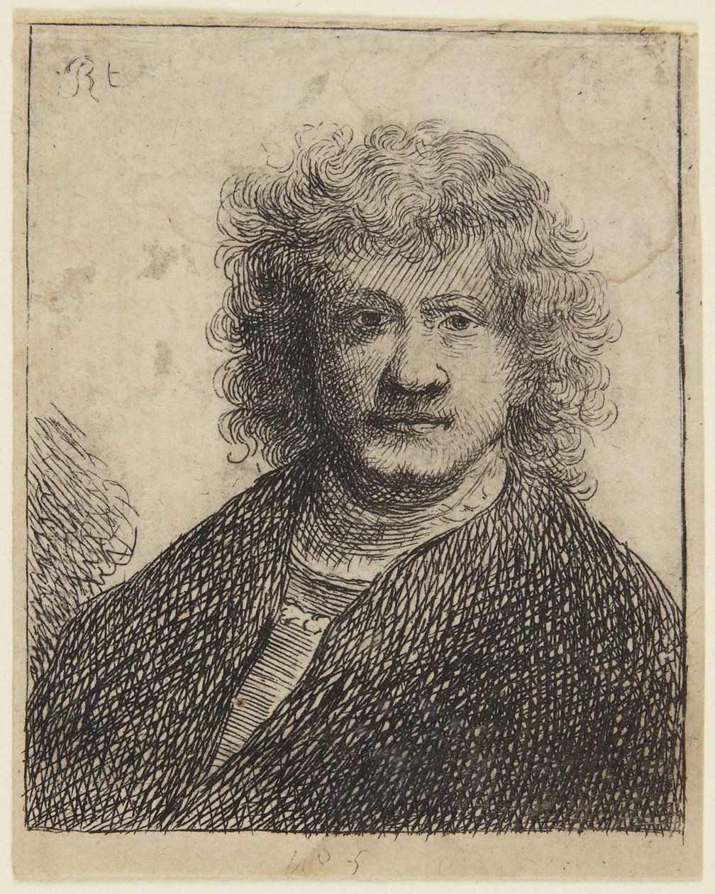 Rembrandt med bred nese av Rembrandt van Rijn