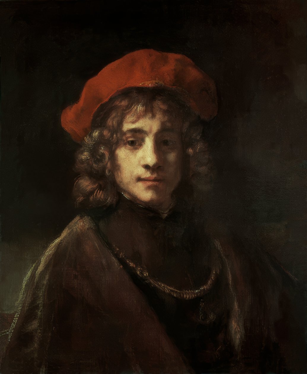 Rembrandts Sohn Titus av Rembrandt van Rijn