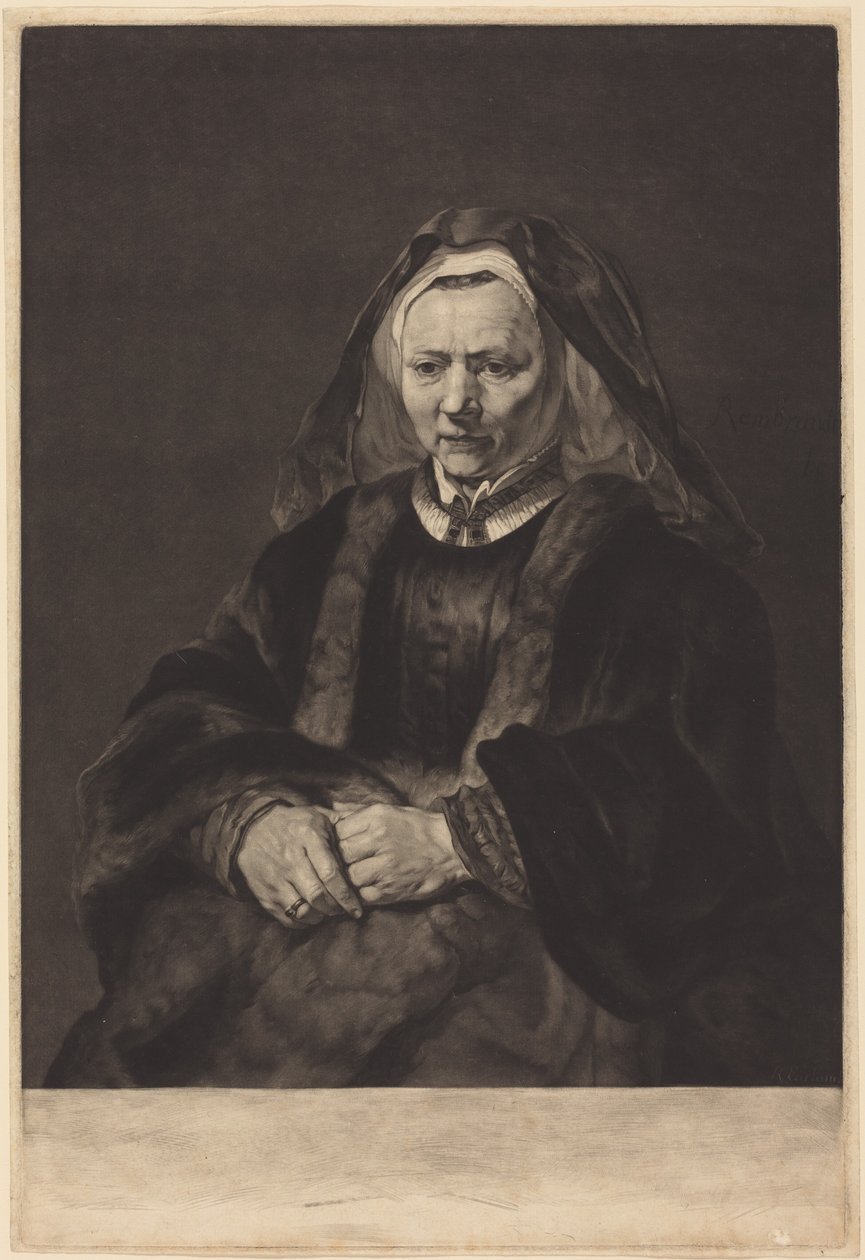 Rembrandts kone av Rembrandt van Rijn
