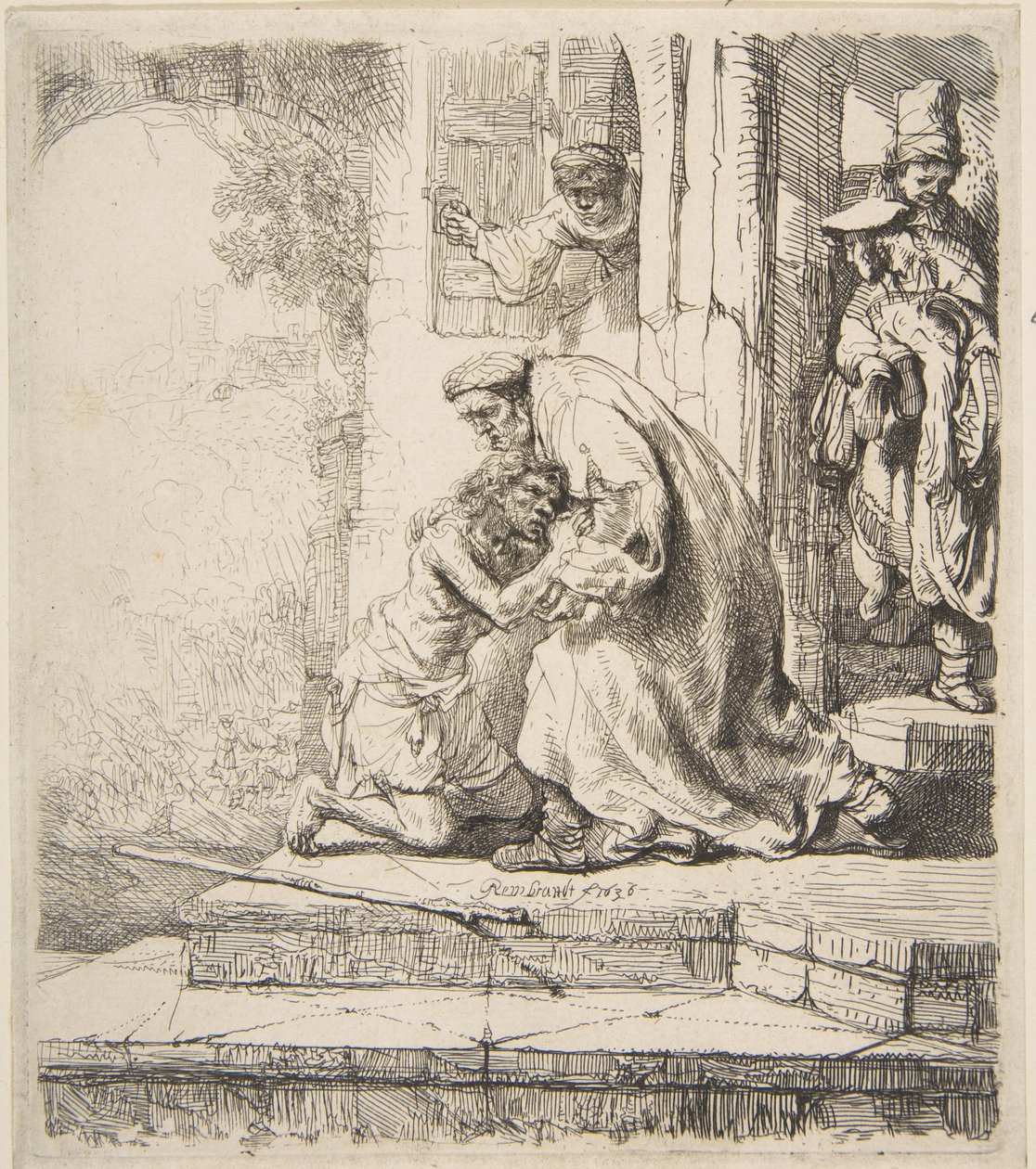 Return of the Prodigal Son, 1620-69. av Rembrandt van Rijn