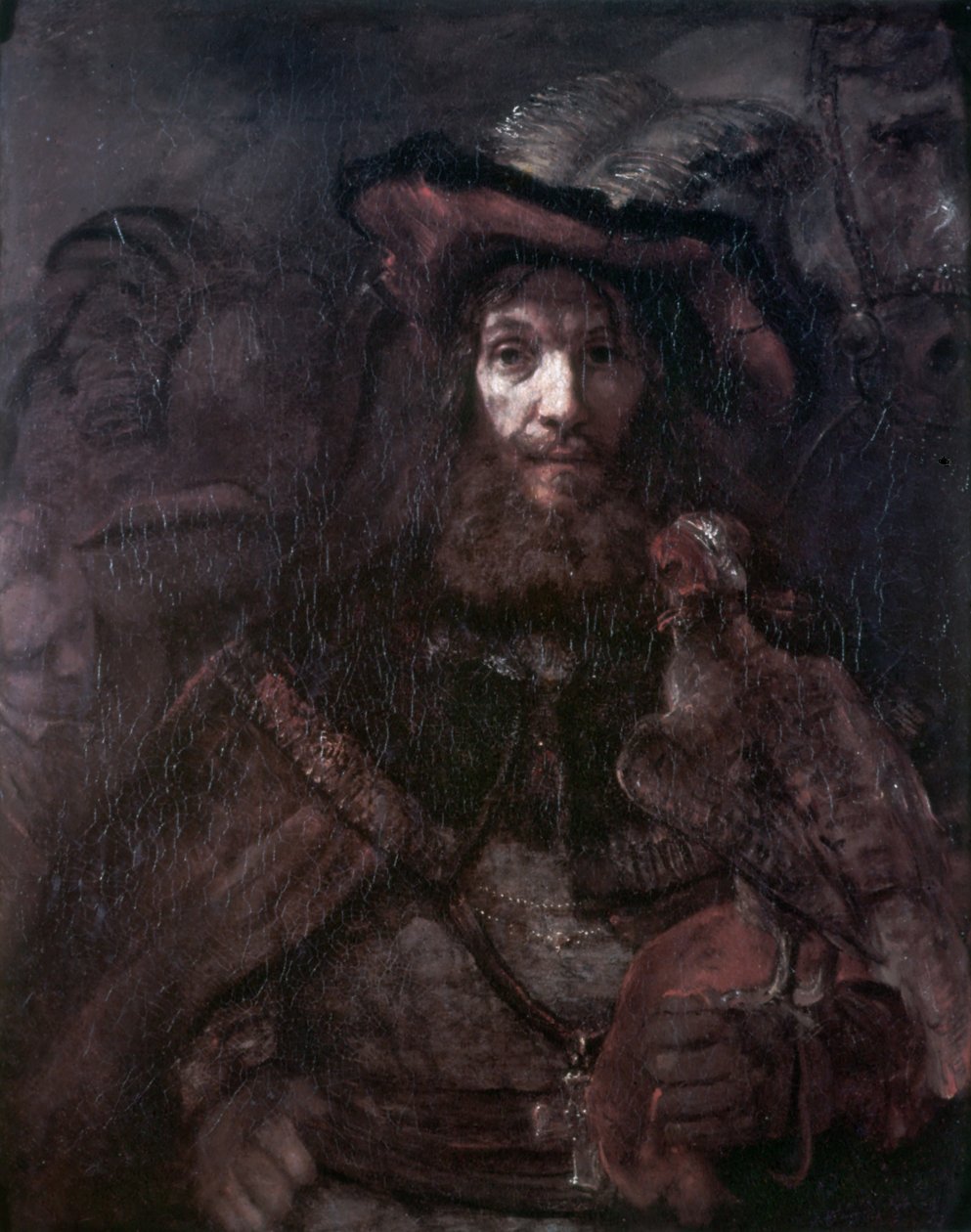 Rytter med en falk av Rembrandt van Rijn