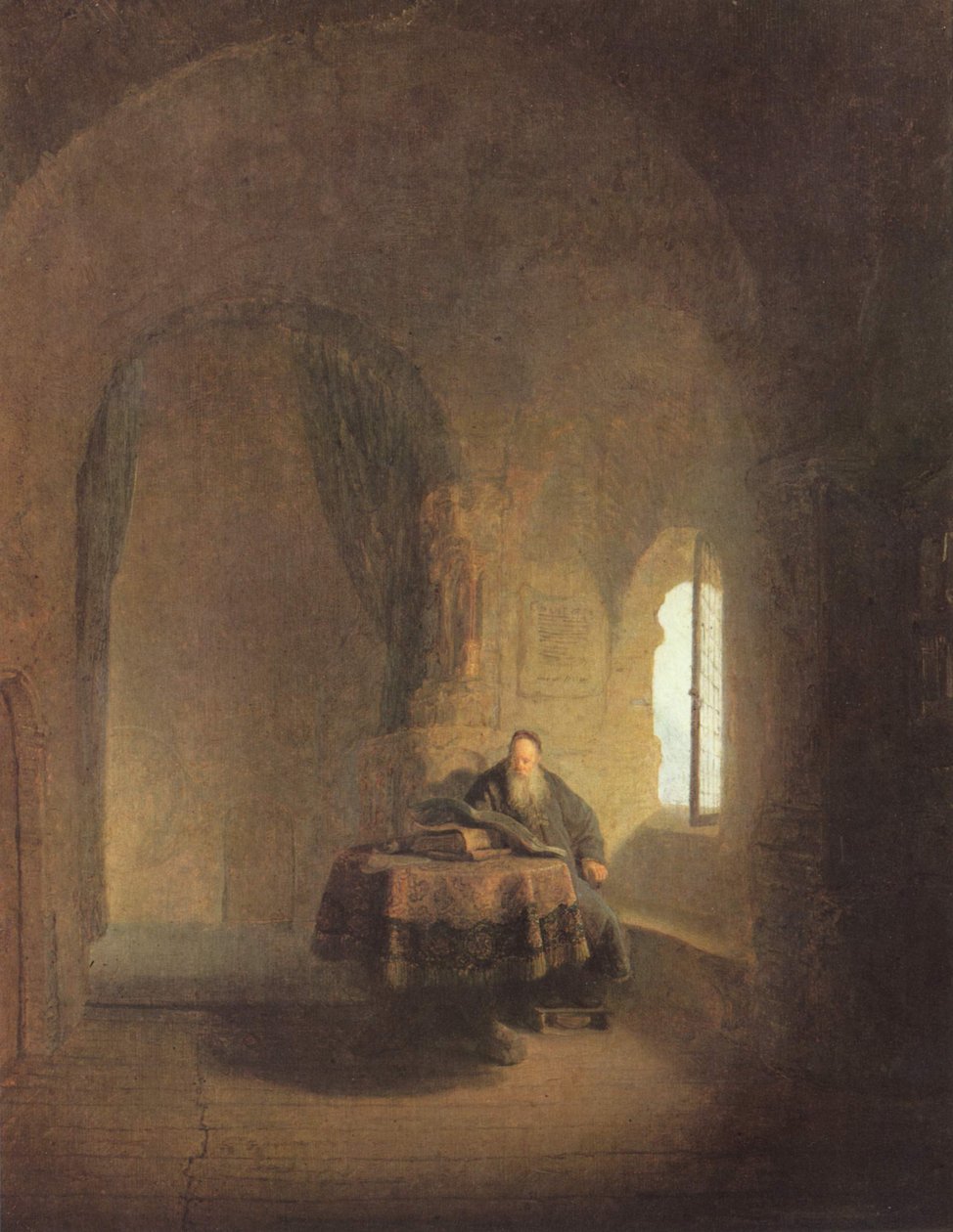 Den hellige Anastasius, ca. 1660 av Rembrandt van Rijn