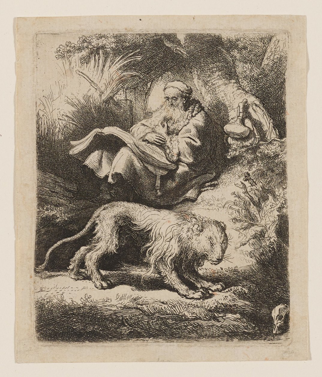 Den hellige Hieronymus leser av Rembrandt van Rijn