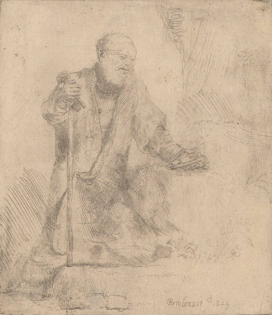 Sankt Peter i bot, 1645. av Rembrandt van Rijn