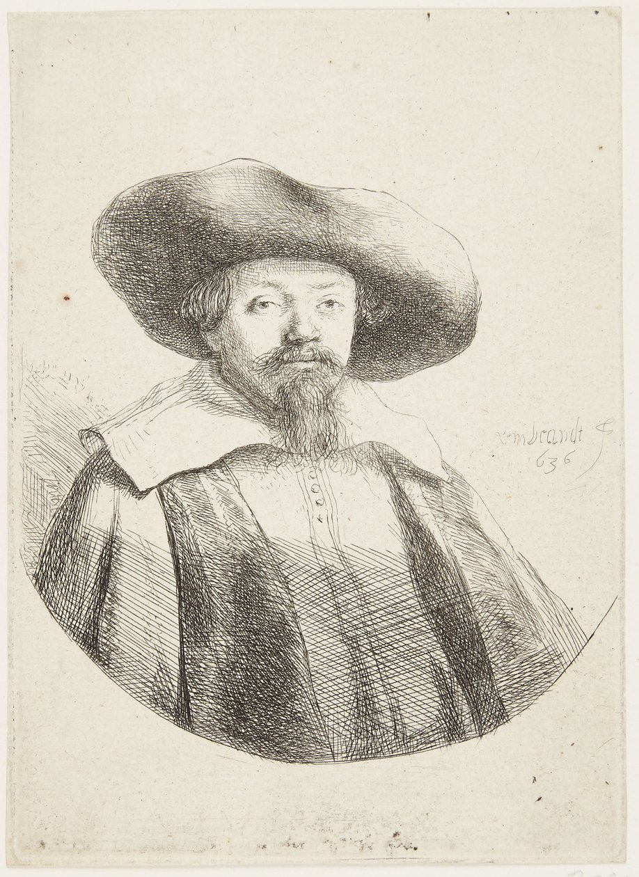 Samuel Manasseh Ben Israel av Rembrandt van Rijn