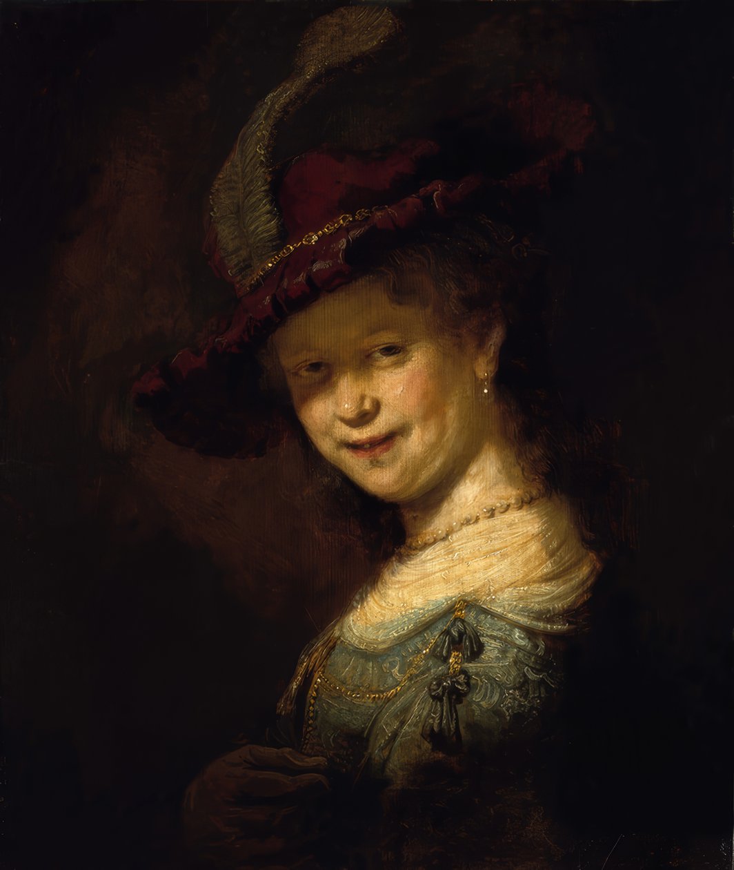 Saskia van Uylenburgh som jente av Rembrandt van Rijn