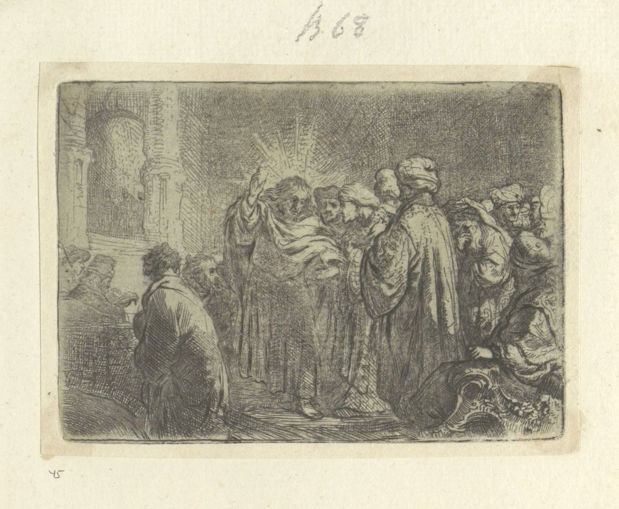 Schatpenning Samling av åttifem originaltrykk (serietittel) av Rembrandt van Rijn