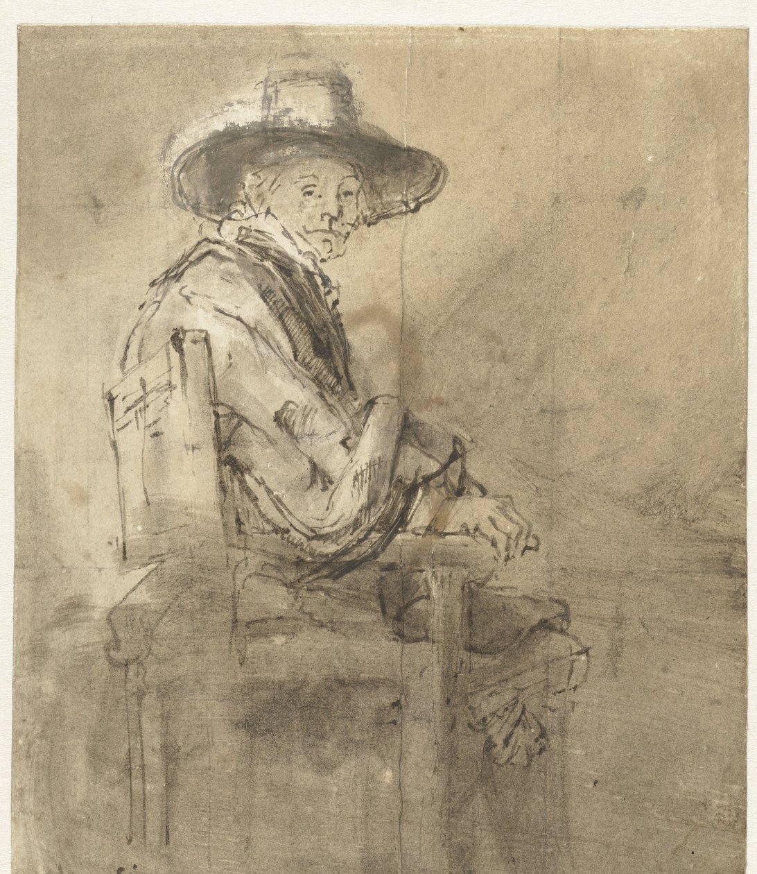 Sittende Syndic: Jacob van Loon Syndic of the Drapers’ Guild, Jacob van Loon, sittende av Rembrandt van Rijn