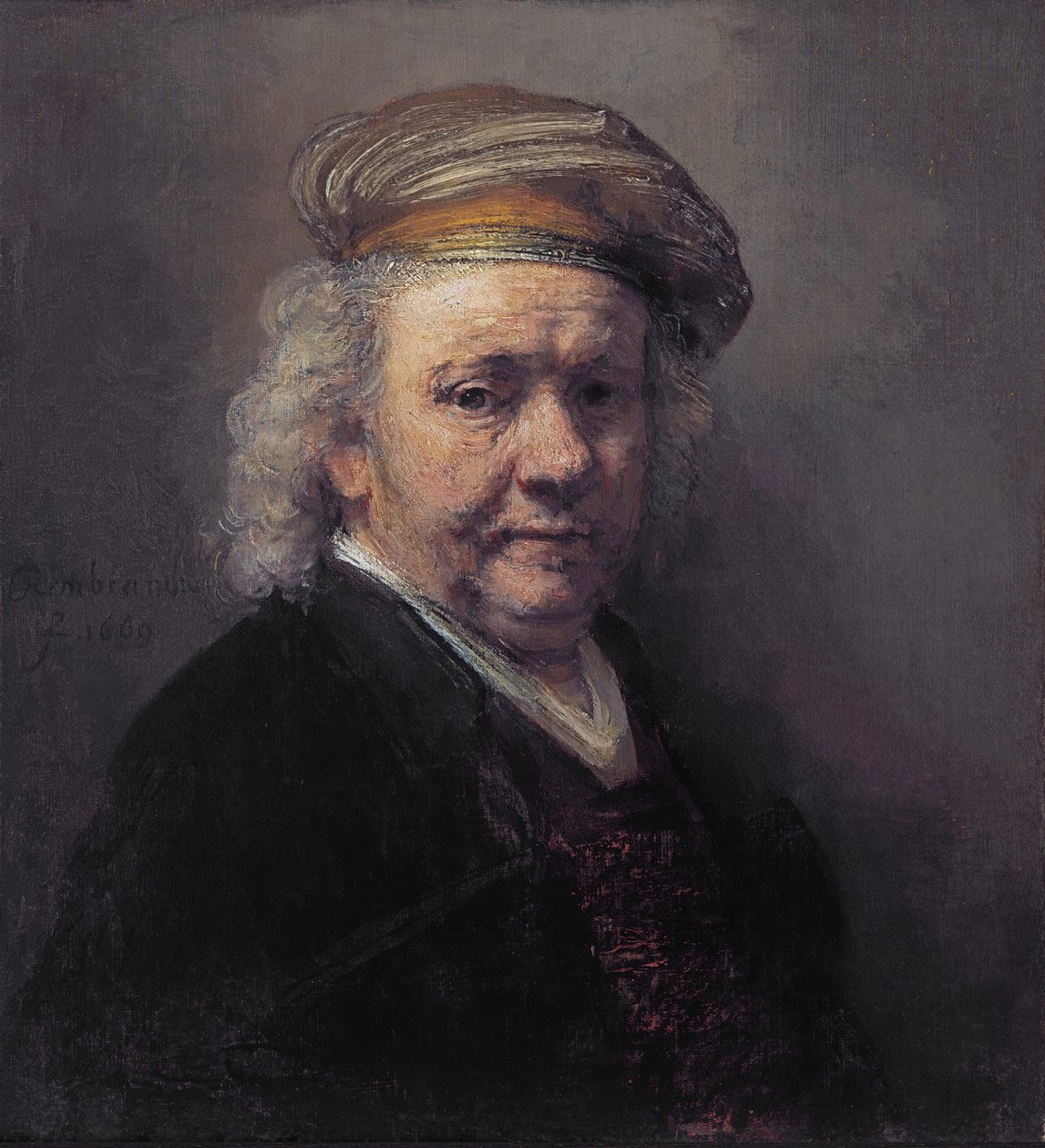Selvportrett, 1669 av Rembrandt van Rijn