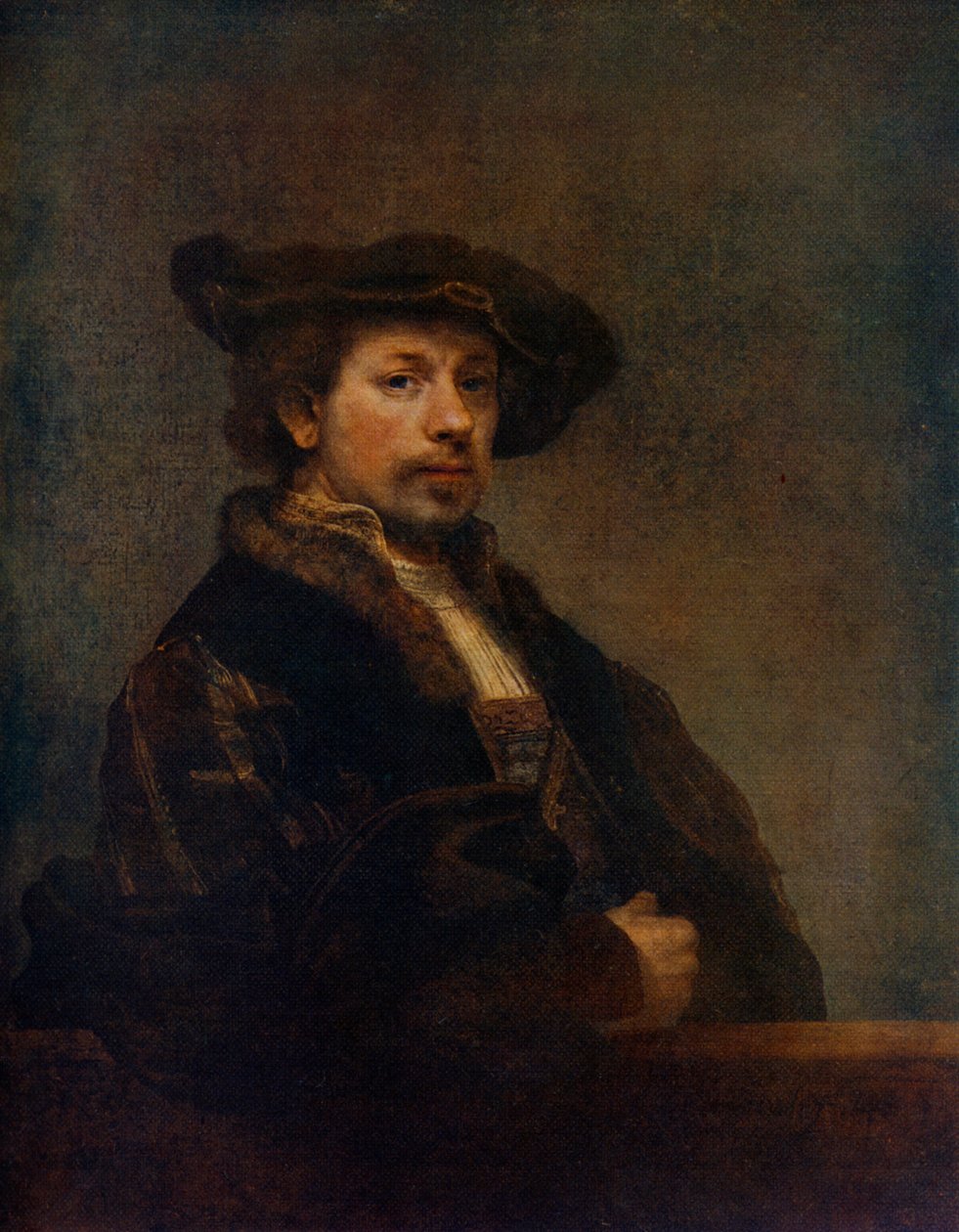 Selvportrett i en alder av 34, 1640, 1912. av Rembrandt van Rijn
