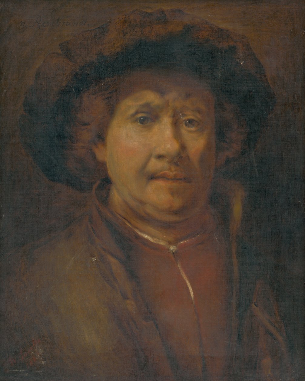 Selvportrett av Rembrandt van Rijn