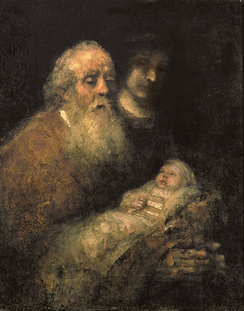 Simeon i tempelet, 1669 av Rembrandt van Rijn