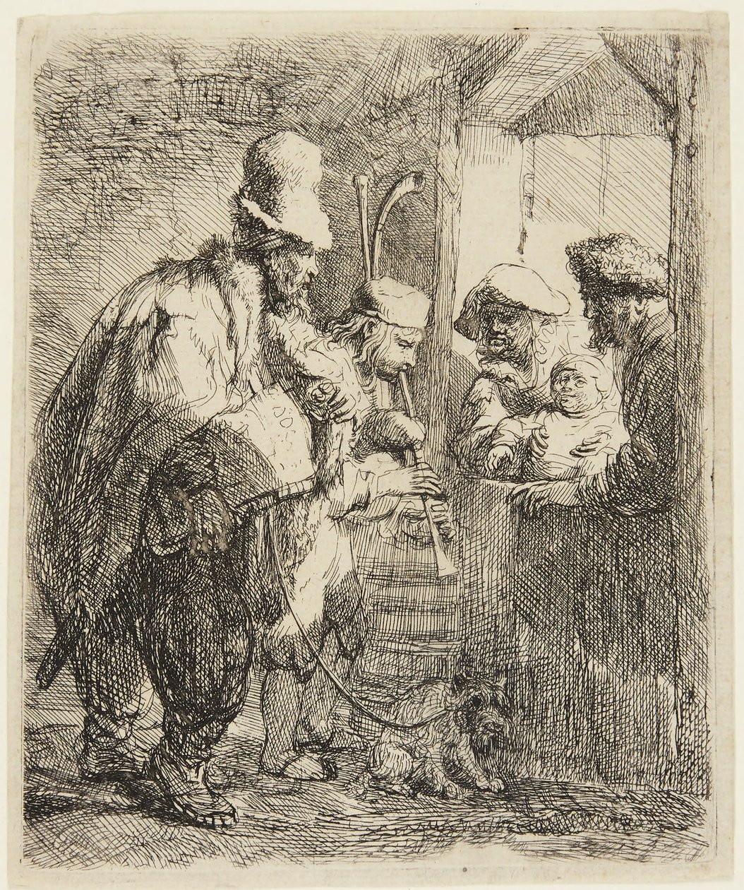 Gatemusikere av Rembrandt van Rijn