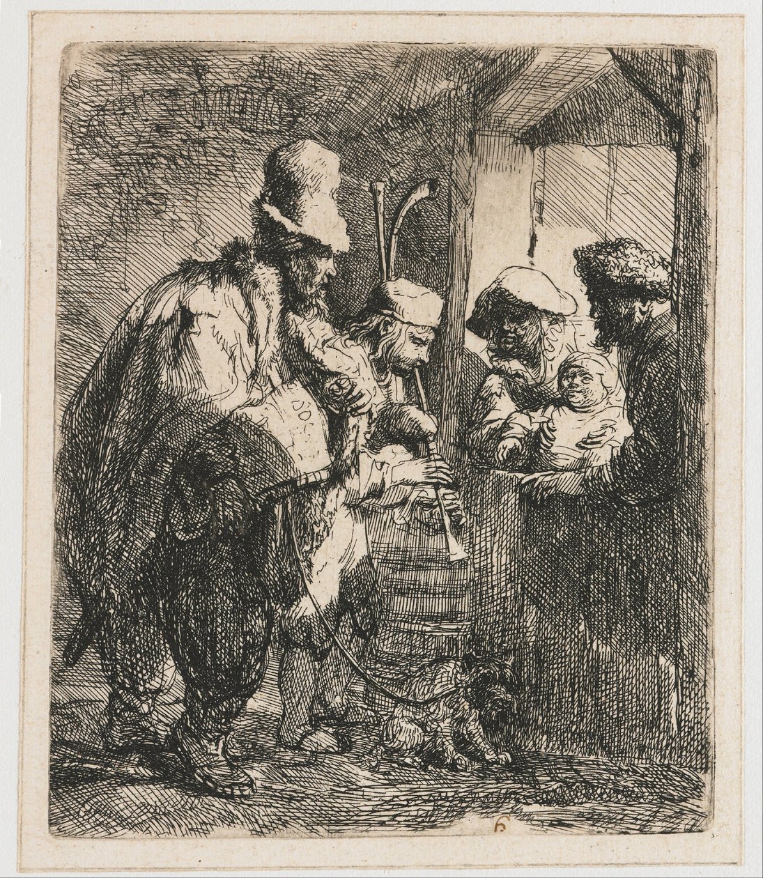 Gatemusikere av Rembrandt van Rijn