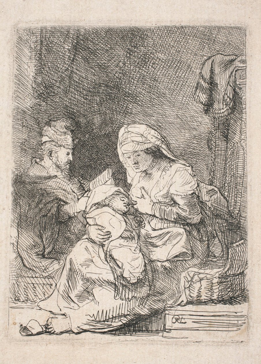 Den hellige familien av Rembrandt van Rijn