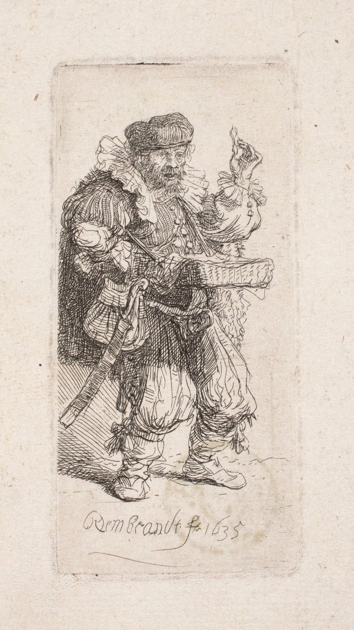 Kvaksalver (Produsent av mirakelsalver) av Rembrandt van Rijn