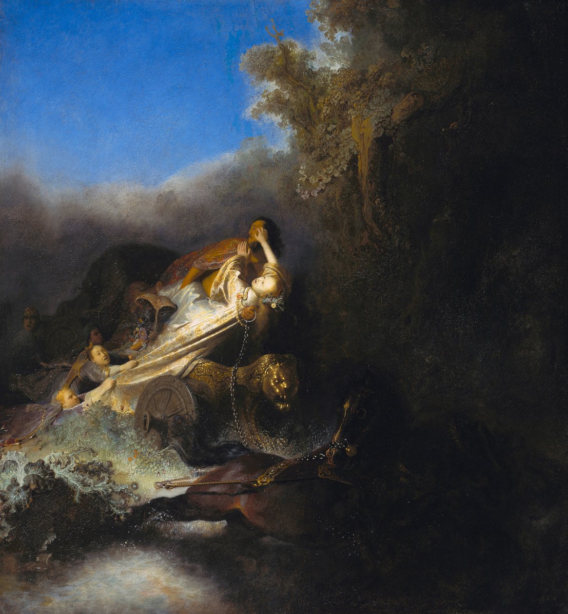 Bortføringen av Proserpina, ca 1631 av Rembrandt van Rijn