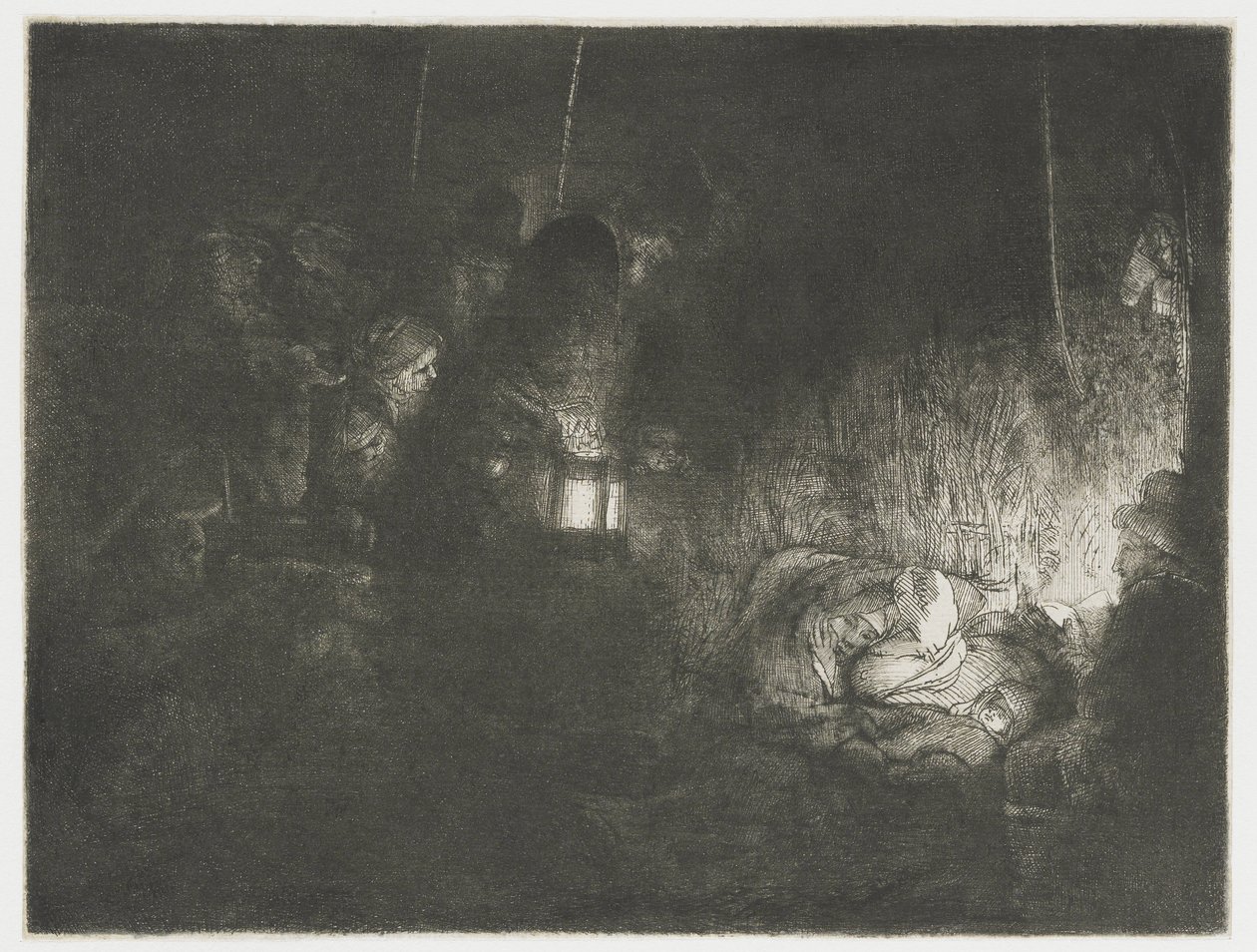 Hyrdenes tilbedelse Hyrdenes tilbedelse: et nattstykke av Rembrandt van Rijn
