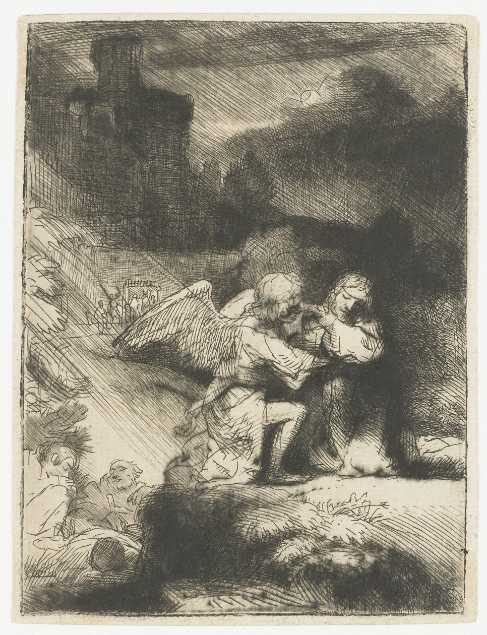 Kvalen i hagen Kvalen i hagen av Rembrandt van Rijn