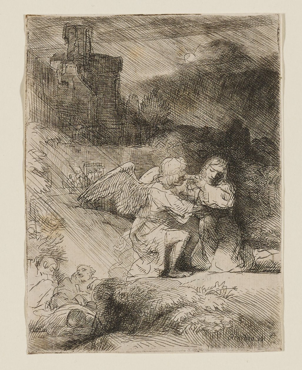 Lidelsen i hagen av Rembrandt van Rijn