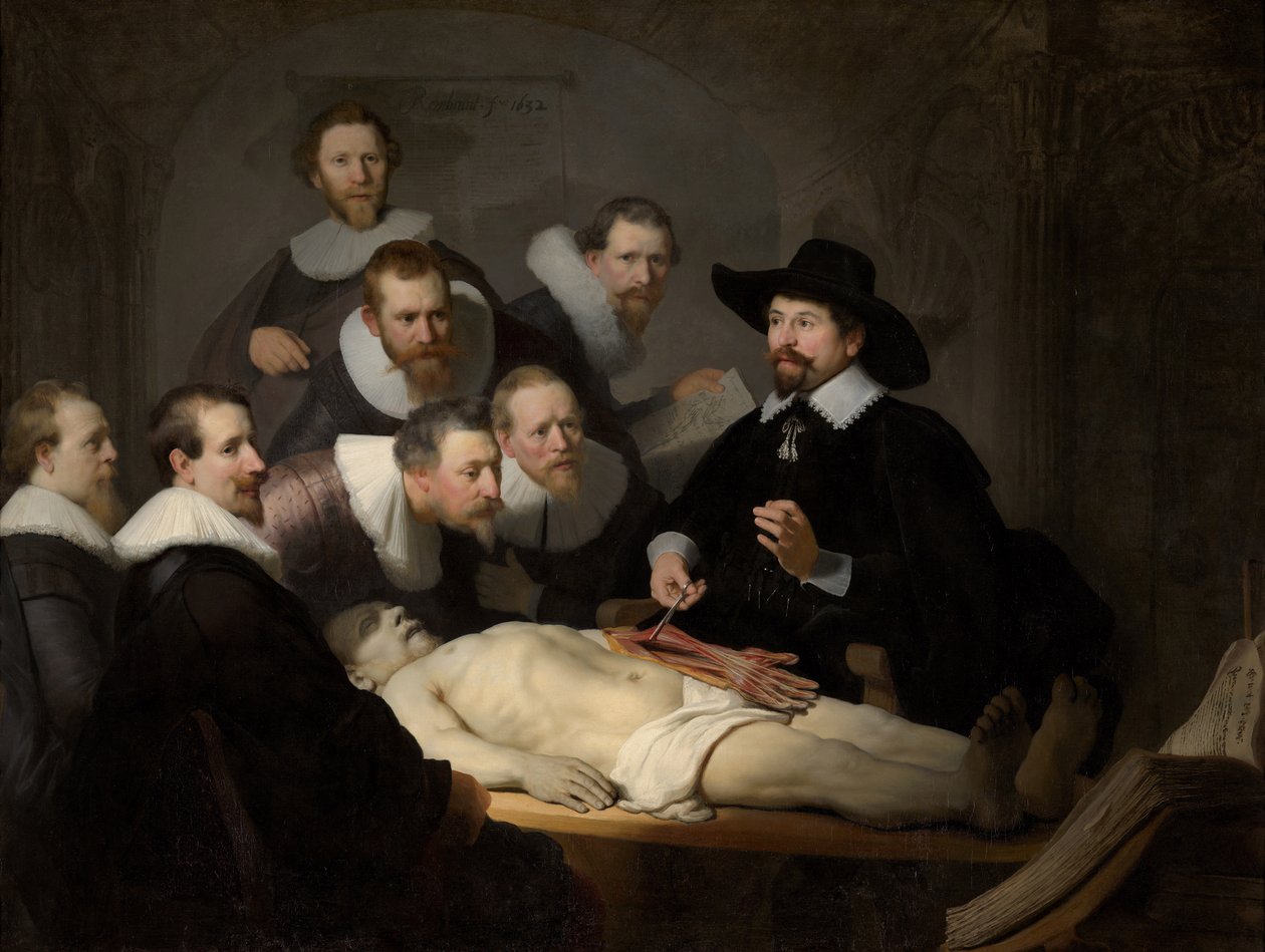 Anatomi leksjonen til Dr. Nicolaes Tulp av Rembrandt van Rijn