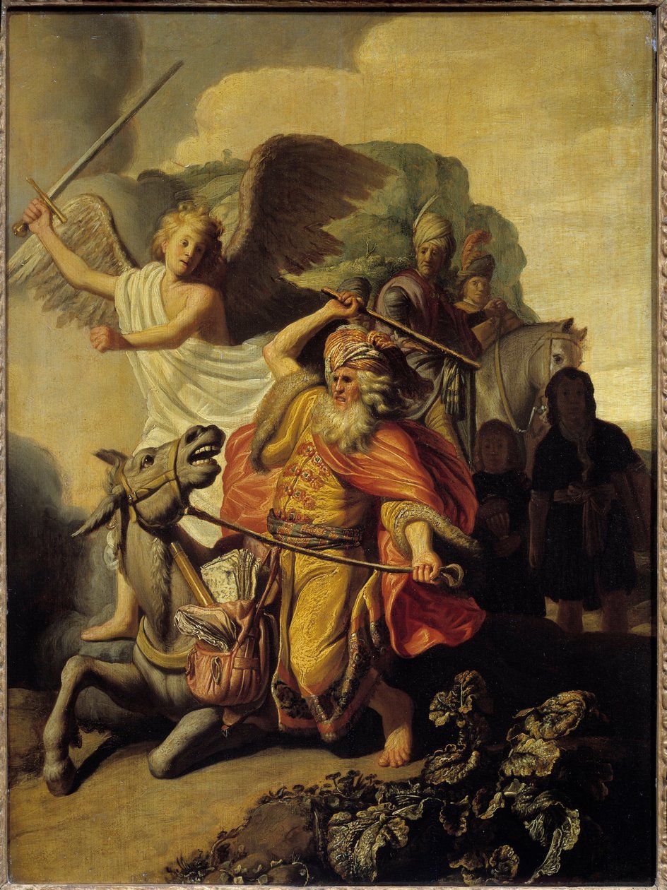 Assen til profeten Bileam, 1626 av Rembrandt van Rijn