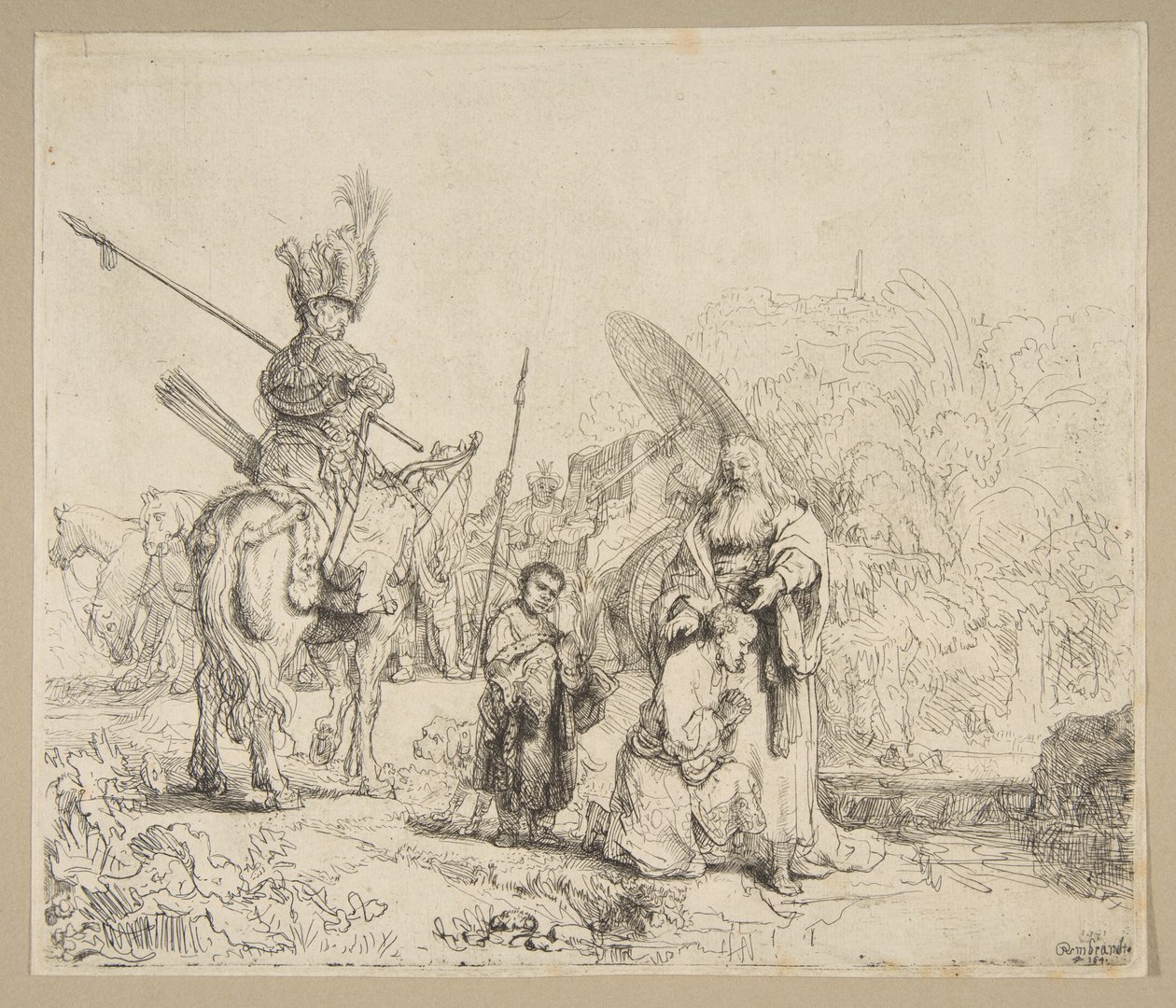 Eunukkens dåp, 1641. av Rembrandt van Rijn