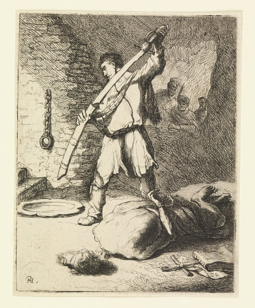 Halshuggingen av døperen Johannes av Rembrandt van Rijn