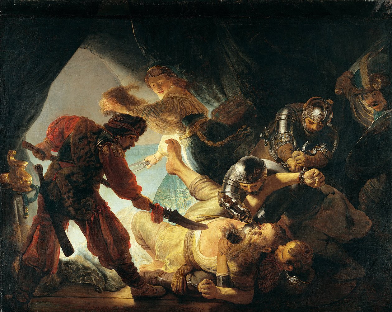 Samsons blinding av Rembrandt van Rijn