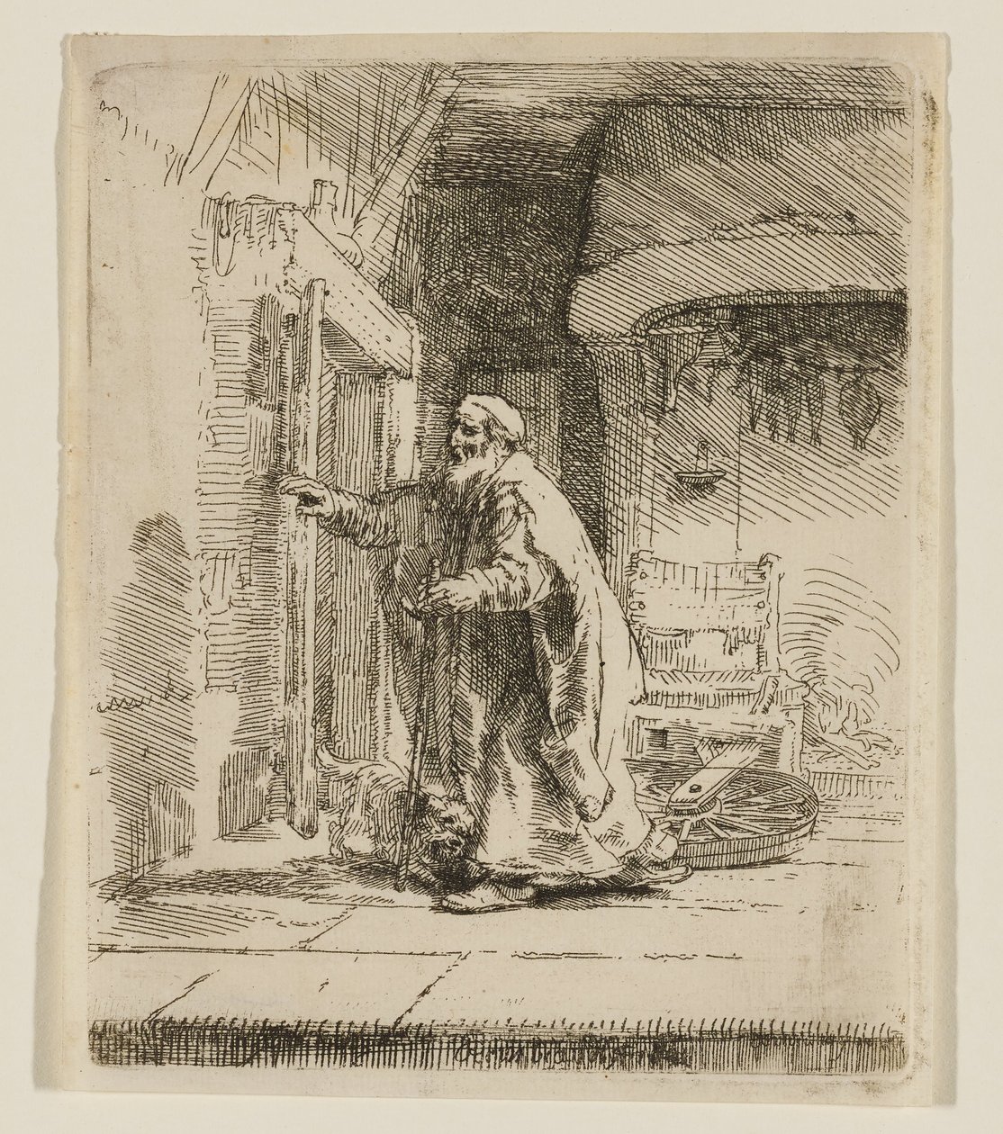 Tobits blindhet av Rembrandt van Rijn